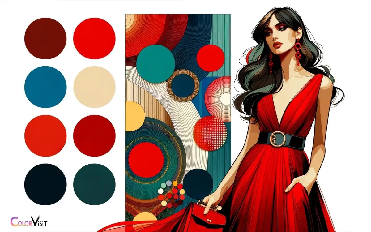 Background Color Ideas For Red Dress