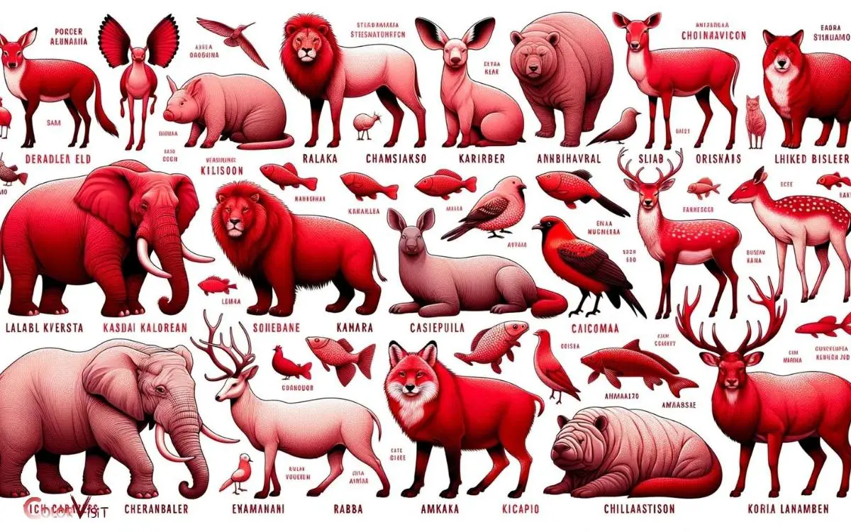 Animals That Are Red In Color