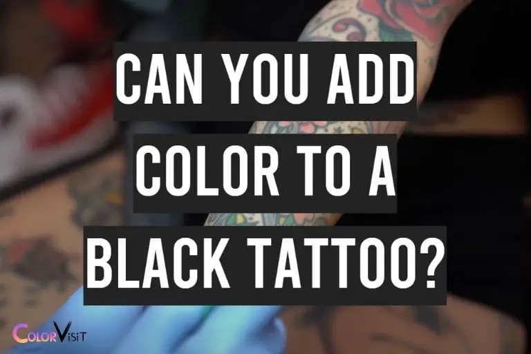 Can You Add Color to a Black Tattoo