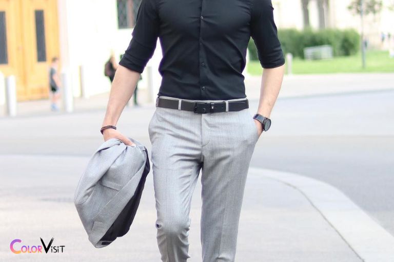 Creating Contrast for Styling with Black Shirt