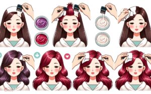 How to Color Dark Hair Red Without Bleach? 5 Steps!