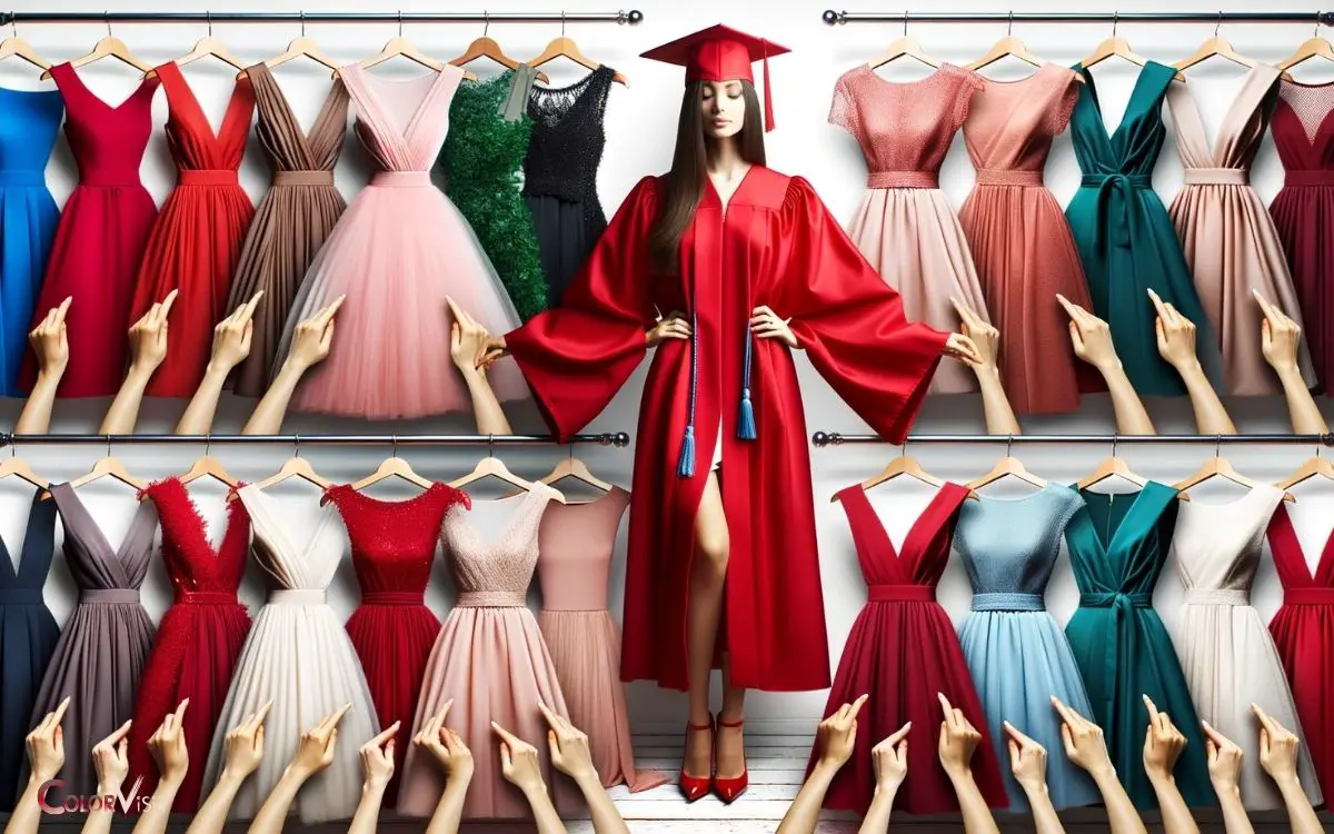 What Color Dress To Wear With Red Graduation Gown