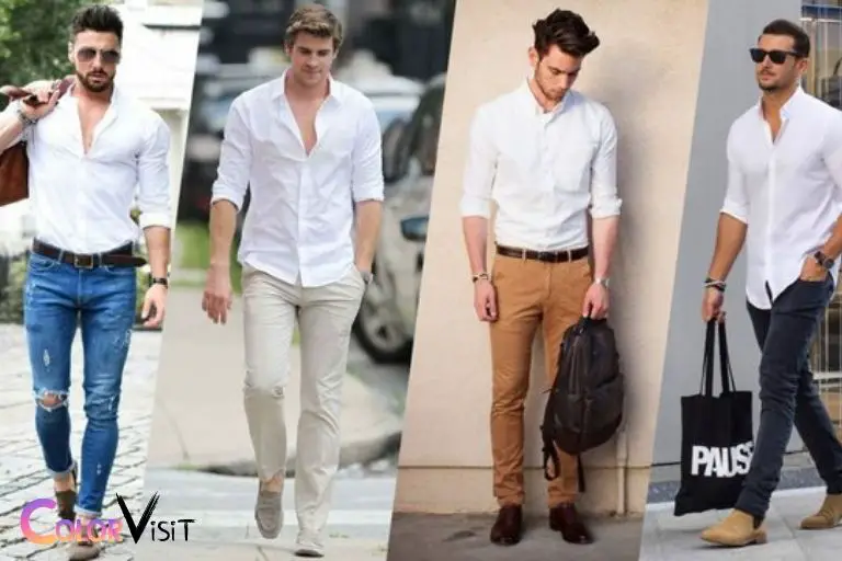 what color matches with white shirt