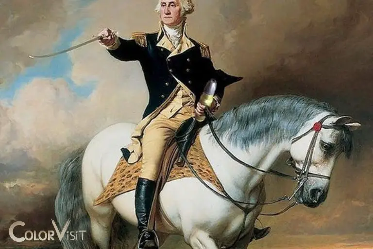 what color was george washingtons white horse