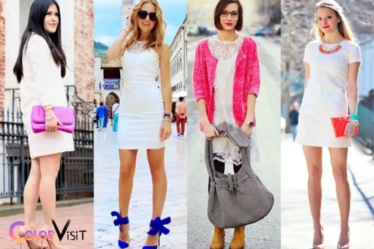 what color accessories with white dress
