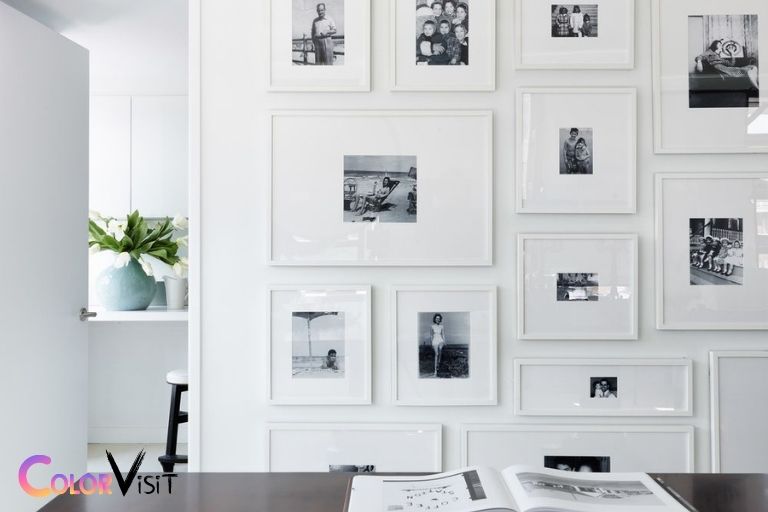 what color picture frames on white walls