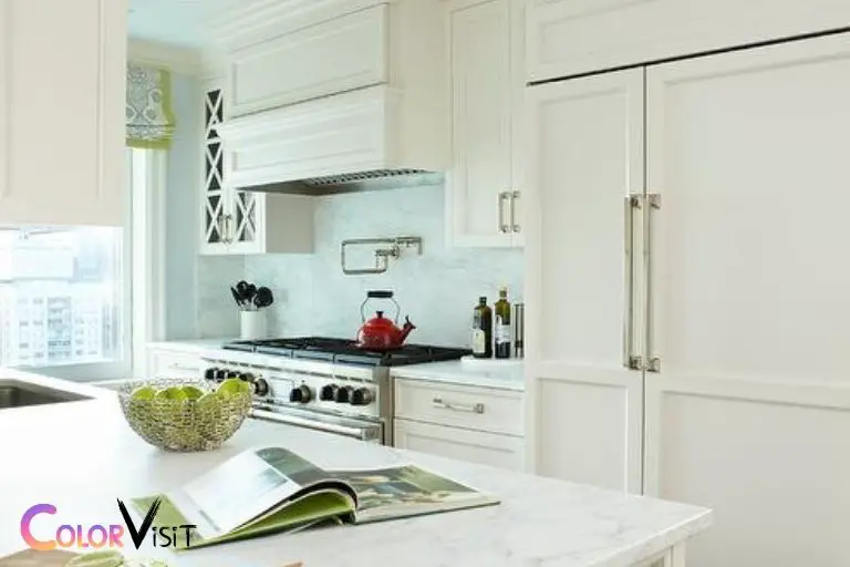 what color quartz goes with off white cabinets