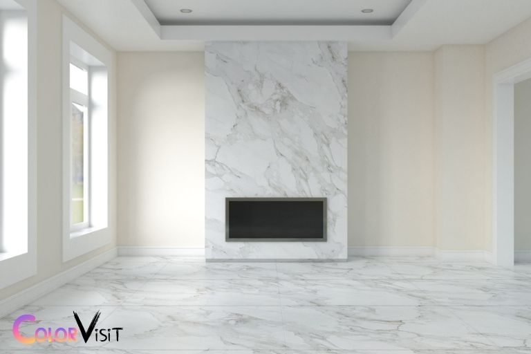what wall color goes with white marble floor
