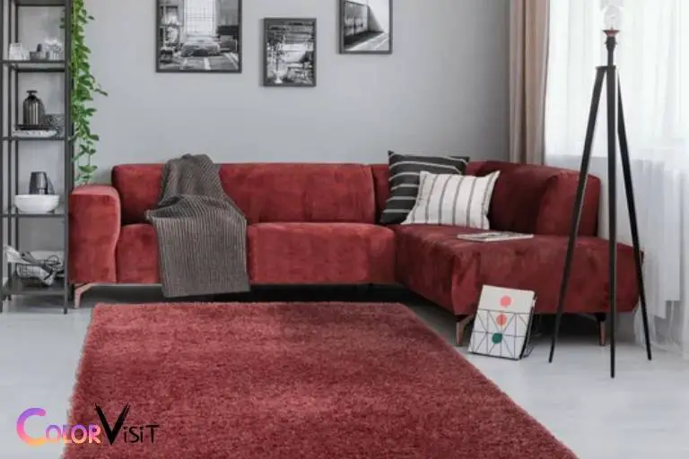 What Color Rug With Red Couch