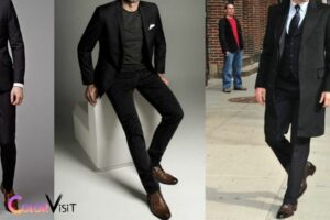 What Color Shoes to Wear With Black Suit? Grey, Navy, Beige!