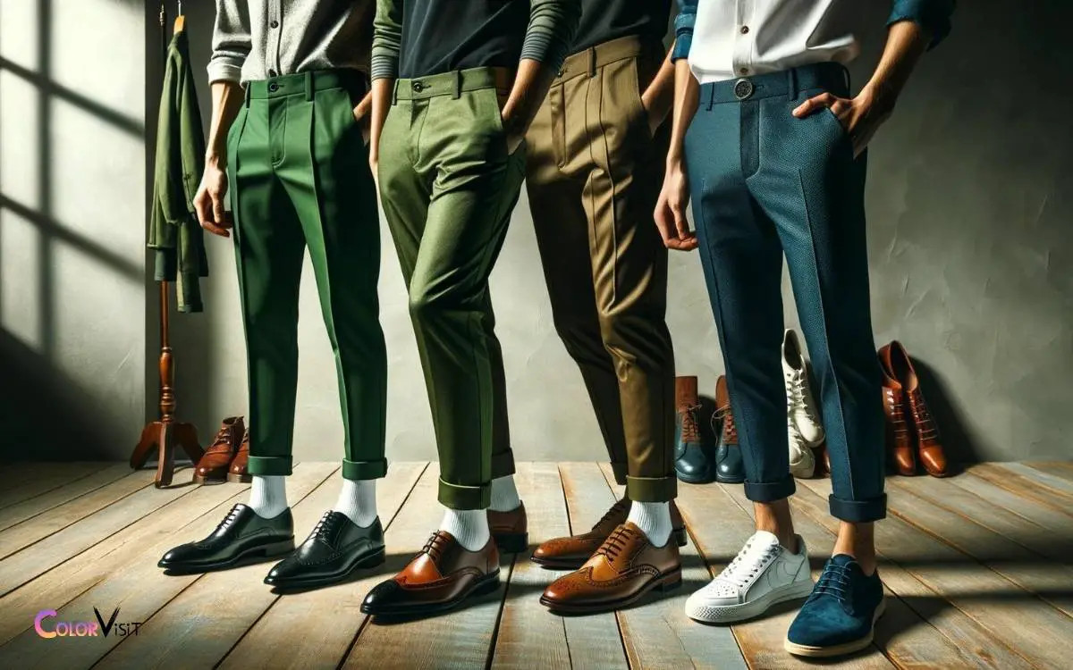 Green Pants What Color Shoes