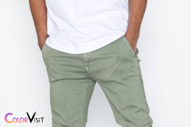 what color goes with sage green pants