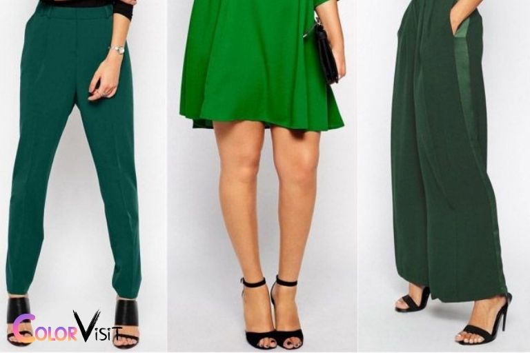 what color shoes green dress