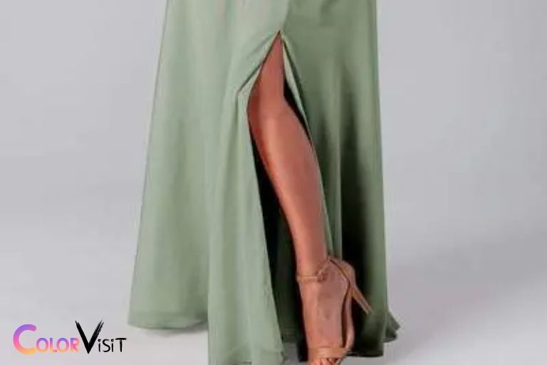 what color shoes to wear with sage green dress