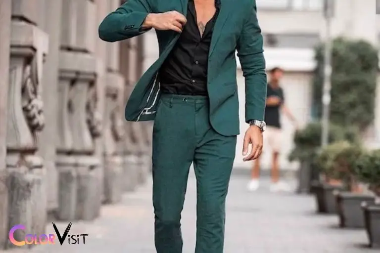 what color suit goes with sage green