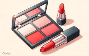 What Color Blush With Red Lipstick? Neutral-toned blush!