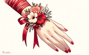 What Color Corsage for Red Dress? White, Cream!