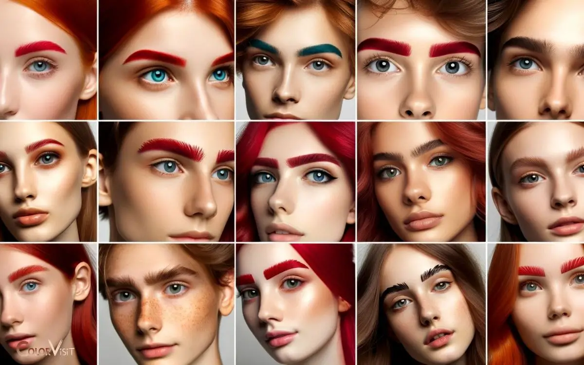 What Color Eyebrows Go With Red Hair