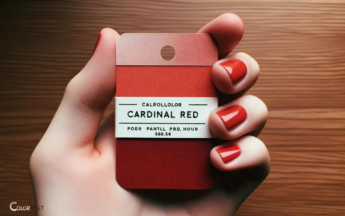cardinal red color