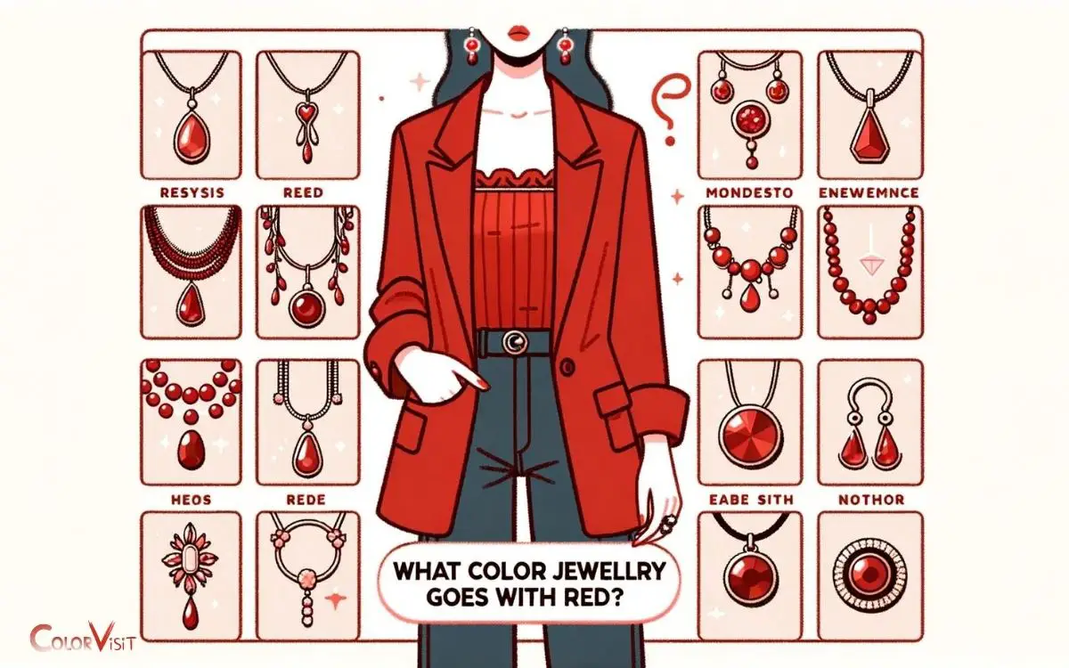 What Color Jewelry Goes With Red