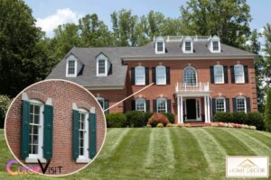 What Color Shutters for Red Brick House? Black, Navy blue