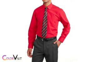 What Color Tie With Red Shirt? Navy blue, Black & White ties