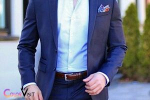 What Color Belt With Blue Suit? Brown , Black, Navy!