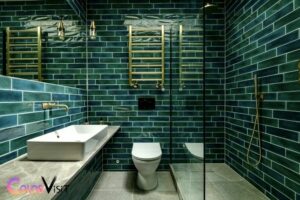 What Color Goes With Green Bathroom Tile? White, Beige, Gray