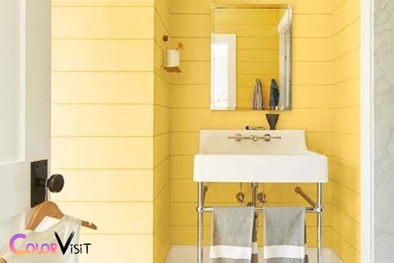 what color paint goes with yellow tiles