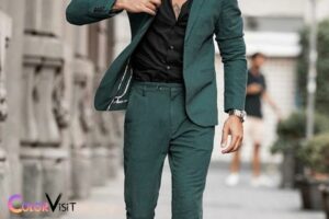 what color shirt with green blazer
