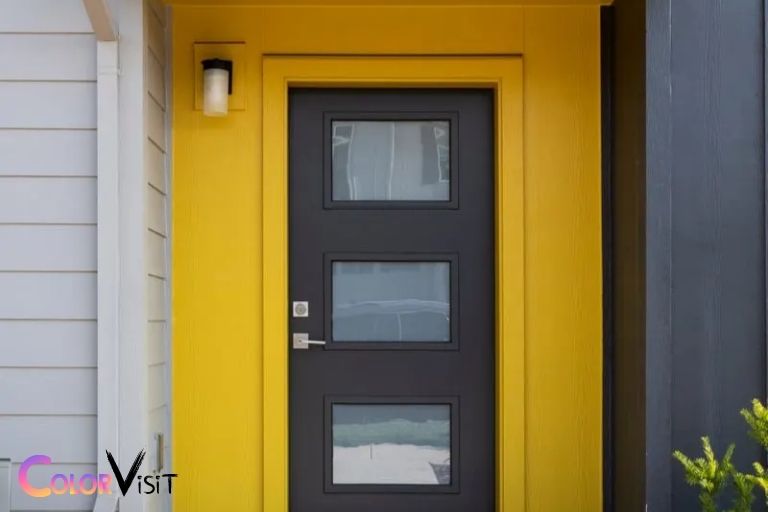 yellow house what color door
