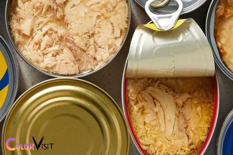 canned tuna yellow color