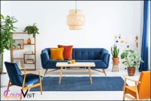 What Color Accent Chair Goes With Blue Sofa?Yellow, Beige!