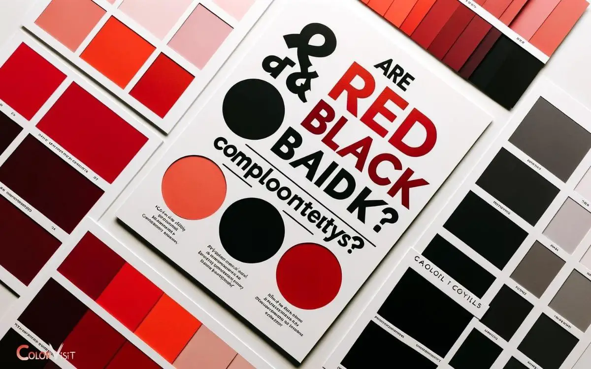Are Red And Black Complementary Colors