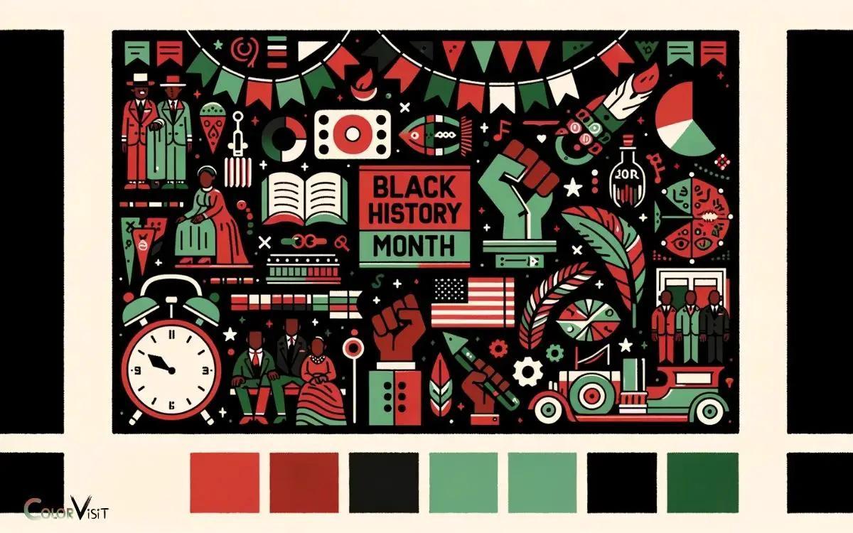 Black History Month Colors Red Black Green