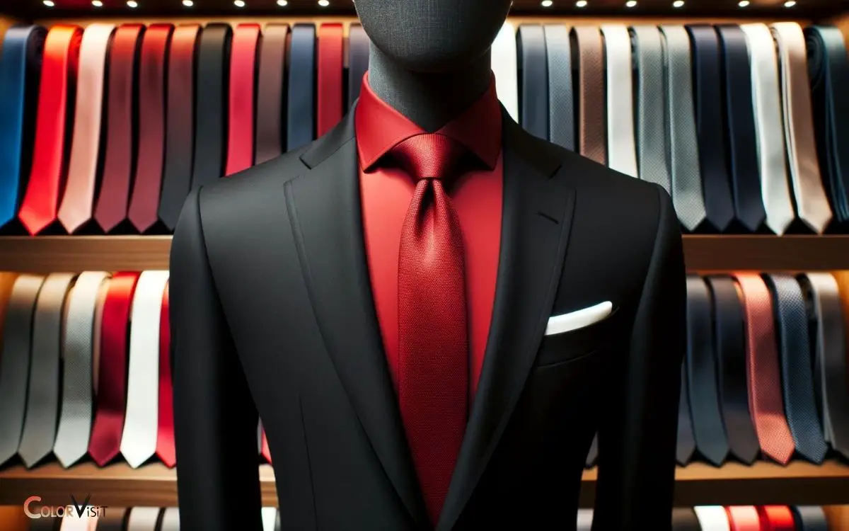 Black Suit Red Shirt What Color Tie