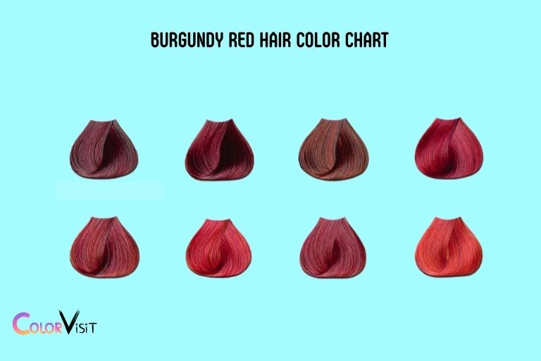 Burgundy Red Hair Color Chart