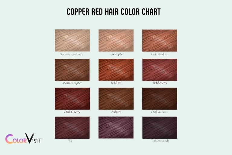 Copper Red Hair Color Chart