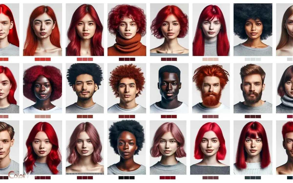 Different Color Red Hair Dye