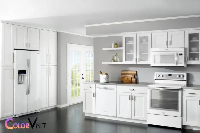 what color appliances with white cabinets