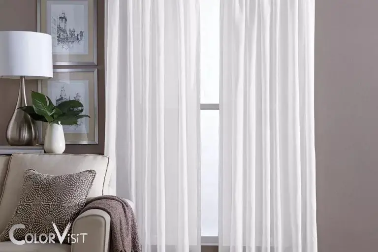 What Color Curtain Rod For White Curtains? Matte Black, Gold