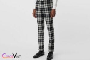 what color shirt goes with black and white checkered pants