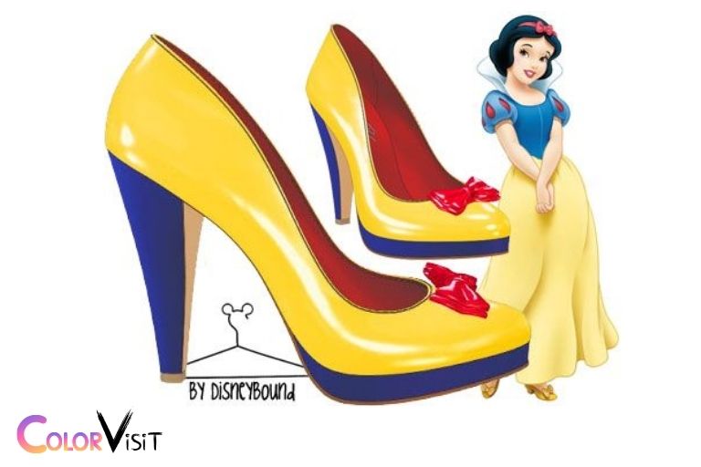 what color shoes does snow white wear 1