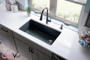 what color sink with white countertops