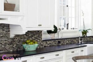 white cabinets dark countertop what color backsplash