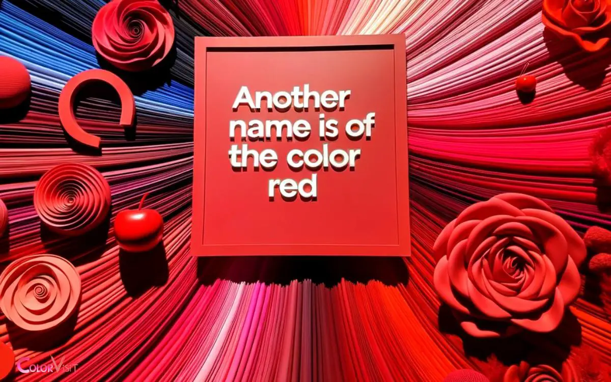 Another Name for the Color Red