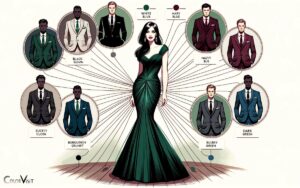 What Color Suit Goes With Emerald Green Dress? Gray