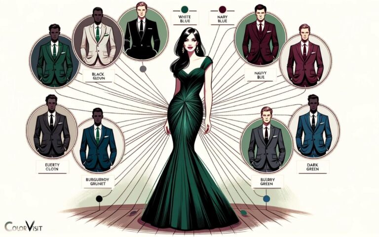 what-color-suit-goes-with-emerald-green-dress-gray