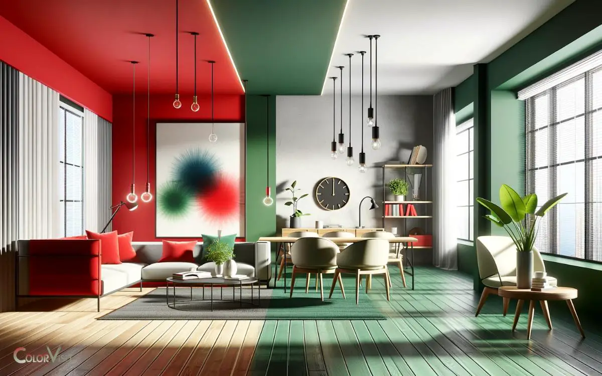 Application of Red and Green in Design