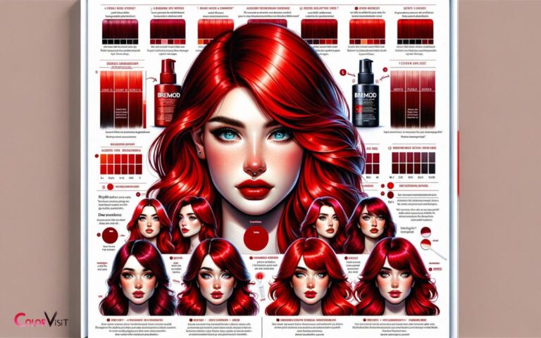 Bremod Hair Color Chart Red: Various Red Shades!